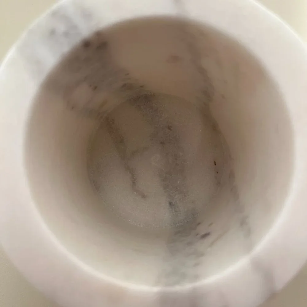Target Threshold White Marble Lidded Storage Canister